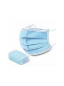 máscara tripla TNT Branca  Azul ou Preta